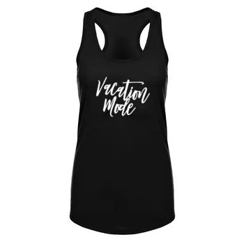 

Womens Vacation Mode Fitness Racerback Workout Tank Tops