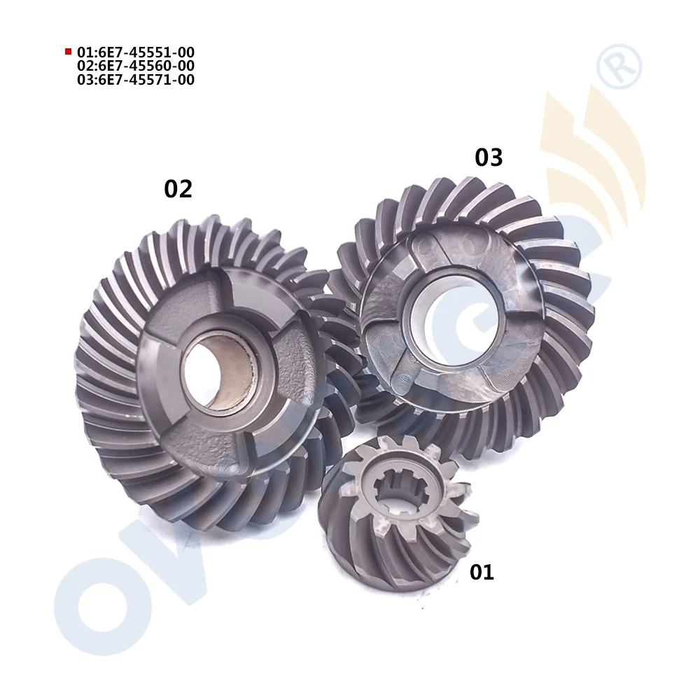 6E7 Шестерни комплект 6E7-45560 6E7-45571 6E7-45551 для Yamaha Шестерни набор 2T лодочный мотор 9.9HP 15HP 4T 20HP 6AH 6E7 Шестерни комплект 6E7-45560 6E7-45571 6E7-45551 для Yamaha Шестерни набор 2T лодочный мотор 9.9HP 15HP 4T 20HP 6AH