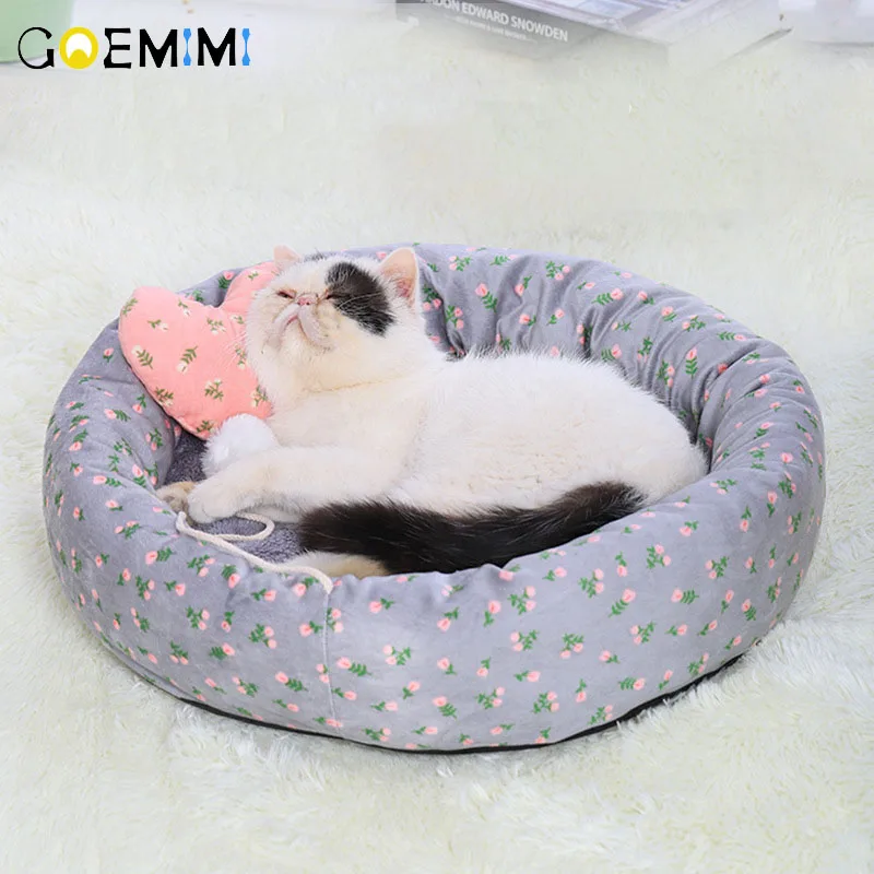 

Cat Beds Mats Comfort Warm Padded Pet Bed For Cats Sleeping Mat Pad Nest Kennel Pet Cushion Puppy Nest