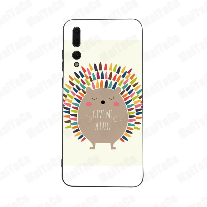 MaiYaCa Deer Cartoon Animals Fox Deer Hedgehog phone case for Huawei Mate10 Lite P20 Pro P9 P10 Plus Mate9 Honor9 10 View 10