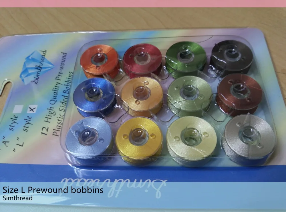 Simthread 12 Prewound Bobbin Thread