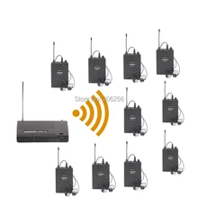 Горячее предложение версия TAKSTAR WPM-100 UHF этап Беспроводной Мониторы Системы наушники-вкладыши Беспроводной стерео 1 передатчик+ 10 приемники