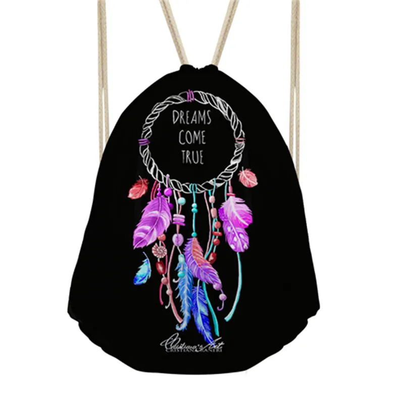 

THIKIN Women's Cinch Bags Drawstring Bags School Backpack For Teenager Fashion TravelSackpack Man Women Mochila Feminina