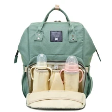 2017 Fashion Mummy Maternity Nappy Backpack Bag Large Capacity Mom Baby Multifunction Outdoor Travel Diaper Bags