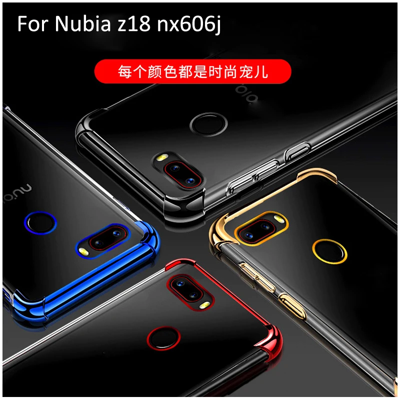 For Nubia Z18 NX606J Case cover Soft Transparent TPU Phone Cases Heavy Duty Protection NubiaZ18 back coverS shell | Мобильные