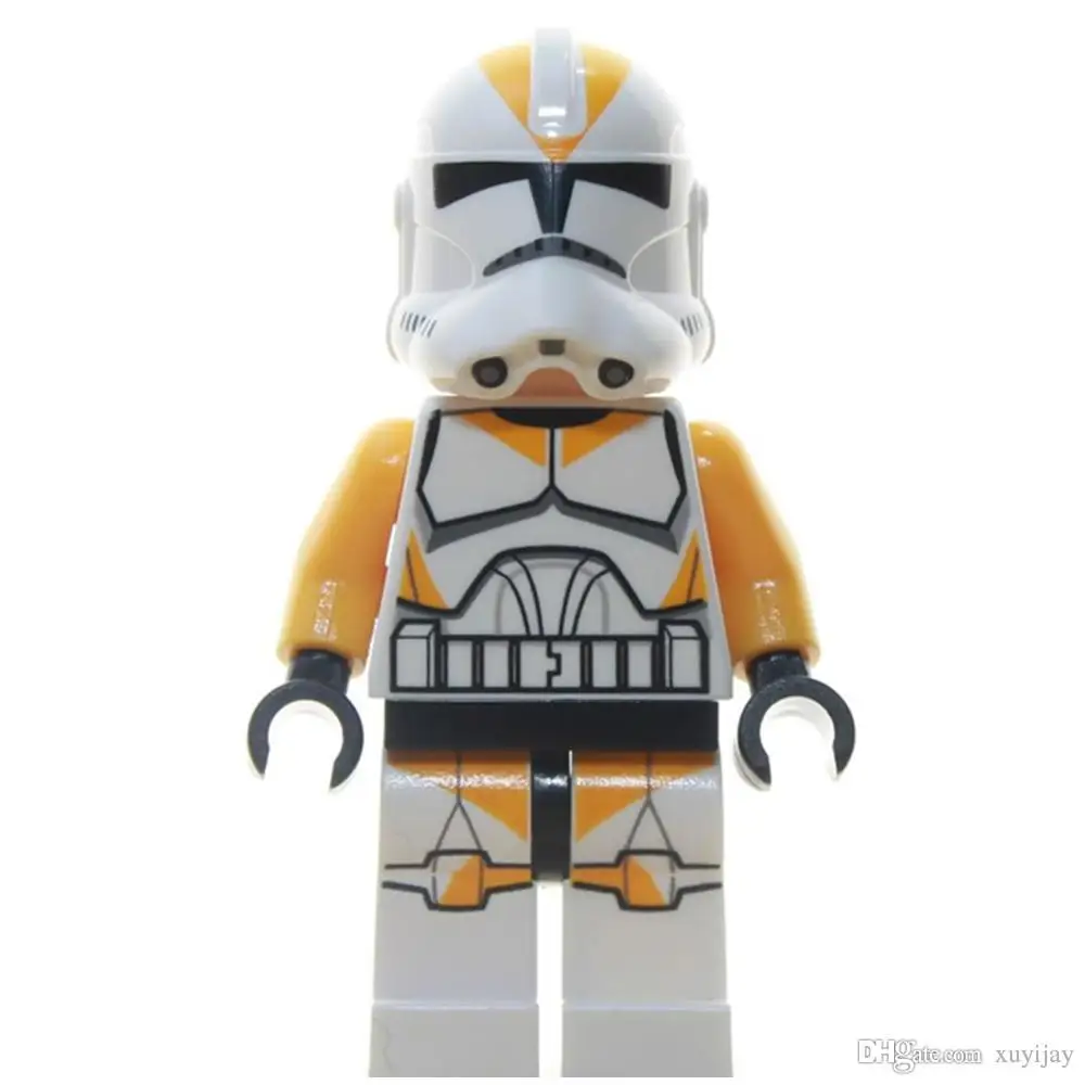 Kopen Enkele Verkoop STER OORLOG Geel Utapau Clone Storm Trooper Rogue Een Eerste Orde Monteren Minifig Bouwstenen Kids Speelgoed Geschenken