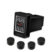 U912 TPMS Wireless Auto Car Tire Pressure Monitoring System with 4 External Sensors LCD Embedded Monitor 5 U912 TPMS Wireless Auto Car Tire Pressure Monitoring System with 4 External Sensors LCD Embedded Monitor 5