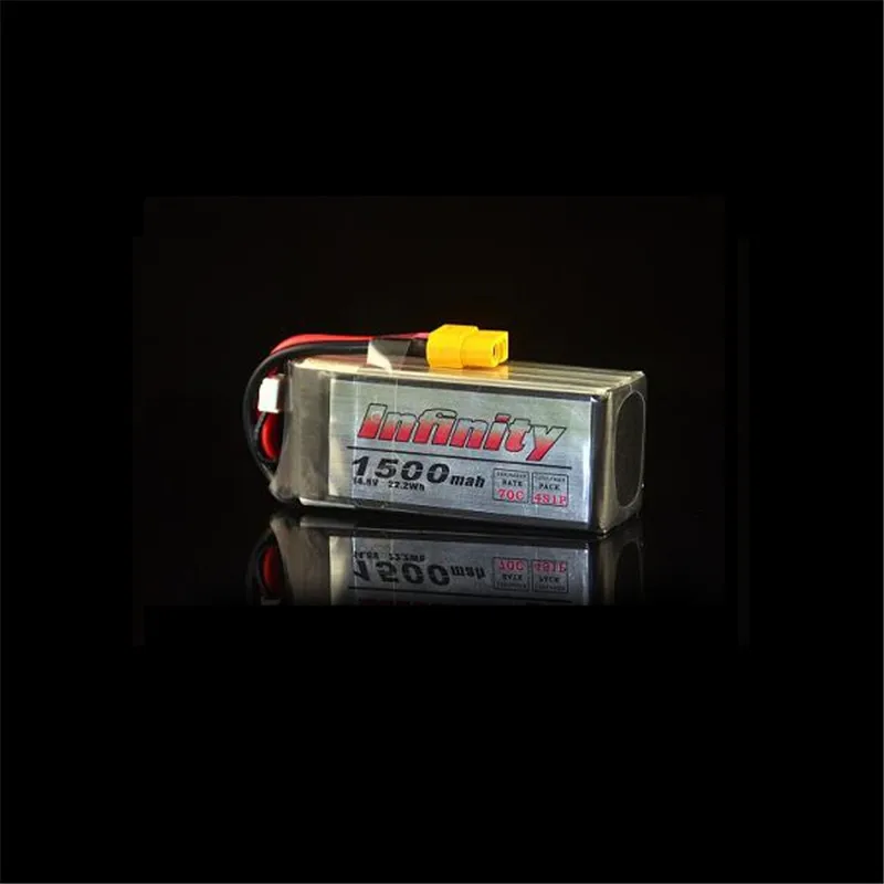 Rechargeable Lipo Battery For Infinity 4S 14 8V 1500mAh 70C Graphene XT60 Support 15C Boosting Charge