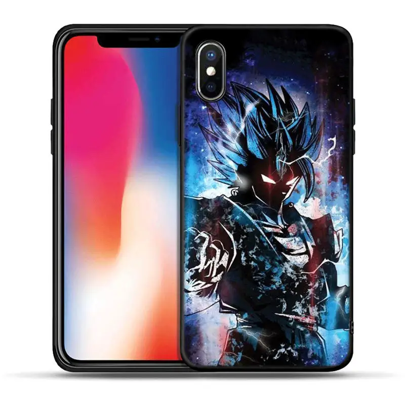 Dragon Ball Z Super DBZ Goku Модный чехол для IPhone X XR XS Max 8 7 Plus 6 6S Plus 5 5S SE чехол для телефона мягкий ТПУ чехол Etui - Цвет: H1201