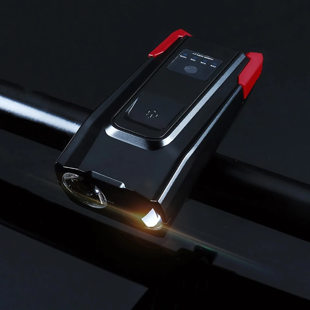 Заряжаемый от USB индукционный велосипедный звуковой сигнал Vertvie 4000 мАч