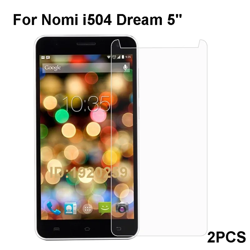 Закаленное стекло Nomi i504 Dream стальная пленка Передняя Защитная для экрана