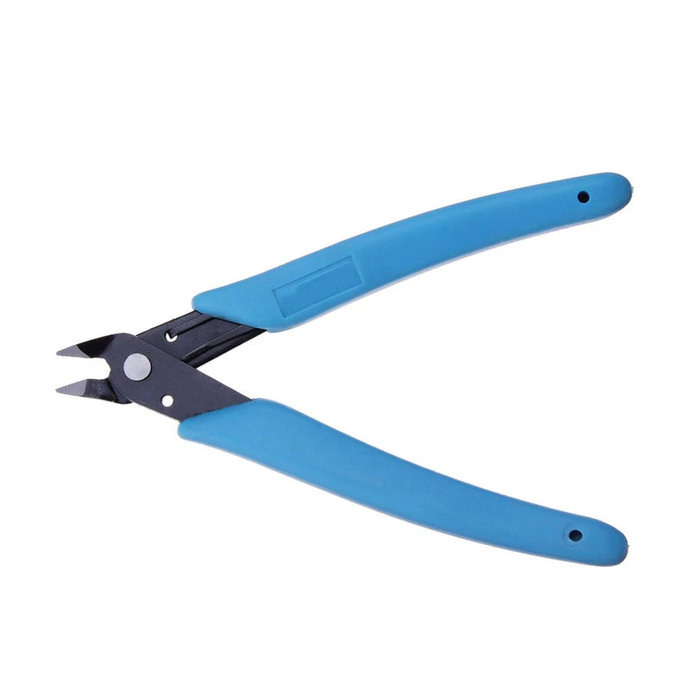 

5" 125mm Diagonal Pliers Eectric Wire Cutting Pliers Cutter Shears Diagonal Side Cutting Pliers Nippers Blue Woodworking Tools