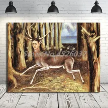

Frida Kahlo The Wounded Deer HD Wall Art Canvas Poster And Print Canvas Painting Decorative Picture For Living Room Home Decor