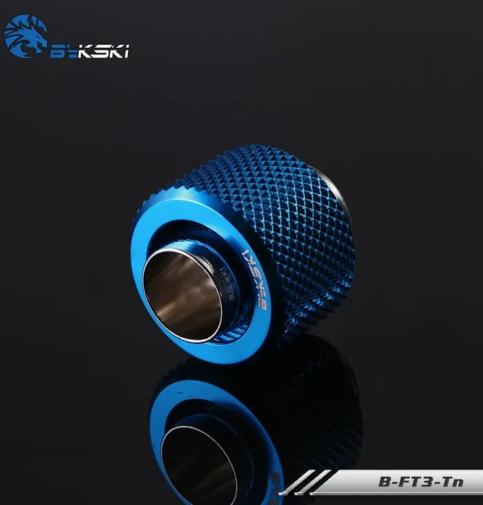 Bykski B-FT3-Tn 3/" ID X 1/2" OD 9,5X12,7 мм мягкие трубы компрессионные фитинги G1/" резьба - Цвет лезвия: Blue