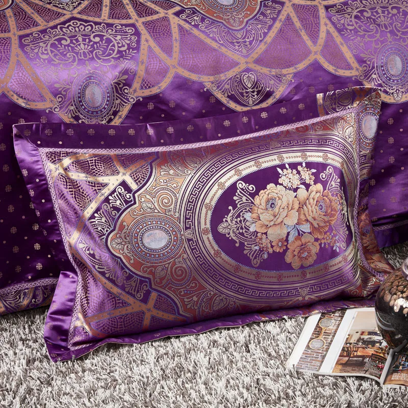 Пододеяльник Queen King Size 4 шт. Комплект постельного белья Подарочная коробка