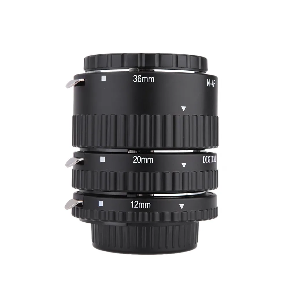 

Meike MK-N-AF1-B Electronic Mount Auto Focus Macro Extension Tube Set Ring for Nikon D7100 D7000 D5200 D5100 D5000 D3100 D3000