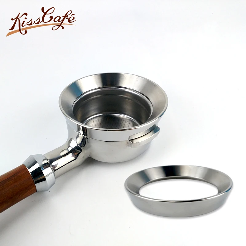 

1pc Stainless Steel Intelligent Dosing Ring 58MM for Brewing Bowl Coffee Powder Espresso Barista Tool Tamper Funnel Portafilter
