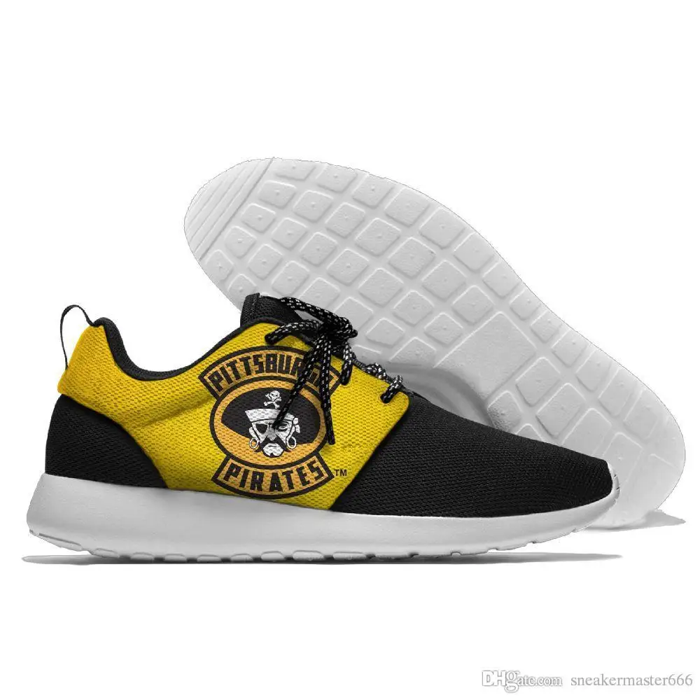 

Men's Vulcanize Shoes American Pittsburgh Lightning Free Run Printed Outdoor Breathable Leisure Casual Shoes Pittsburgh Pirates