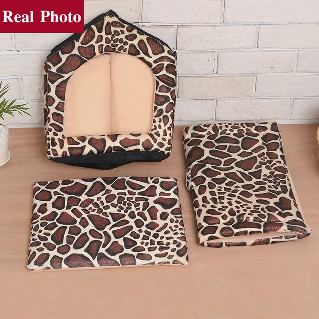 Warm Pet Dog House Bed for Small Dogs Removable Covered Dog Cage Puppy Tent Cat Home Pets Supplies Chihuahua Pug kennel Dog Beds