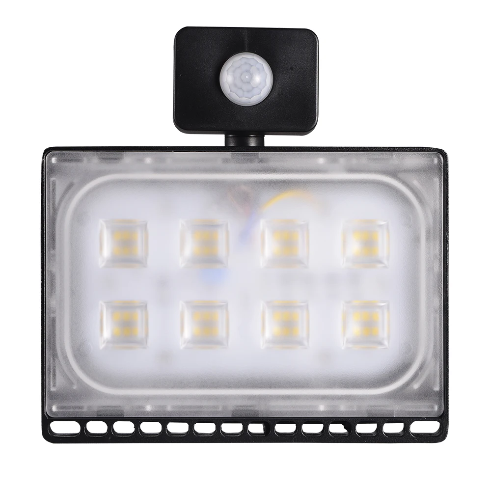 

50W LED Flood Light Ultrathin Warm White with PIR Motion Sensor 110V 220V Waterproof IP65