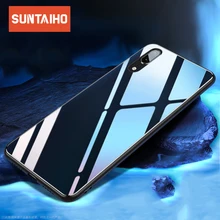 Suntaiho Case for huawei mate 20 lite case Protective Glass Phone Case
for Huawei p20 Lite case cover for honor 8x 10 nova 3i 7c