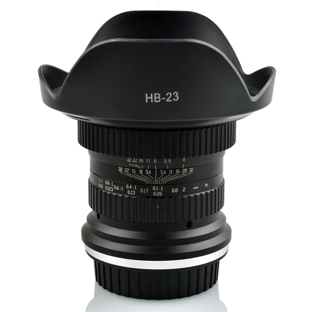 

15mm F/4 F4.0-F32 Ultra Wide Angle 1:1 Macro Lens for Canon Nikon Digital SLR DSLR Cameras