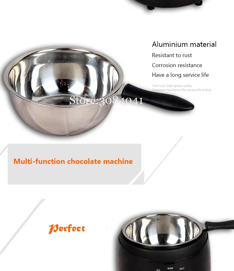 110V or 220V Chocolate Melting Pot Multi-function Chocolate Machine Chocolate/Butter/Milk Warmer