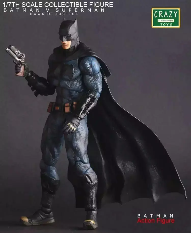 ALEN DC Comics Justice League Anime Batman Superman Scale Collectible Action Figure Toys 20cm PVC K