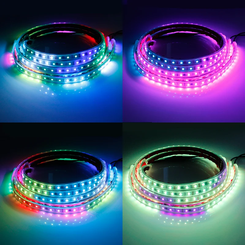 OKEEN телефон приложение управление 60/150 см автомобиль RGB светодиодные полосы