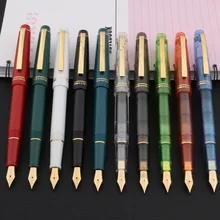 Классический старый раздел поворот ручки крышка Роскошный Золотой EF крылья авторучка