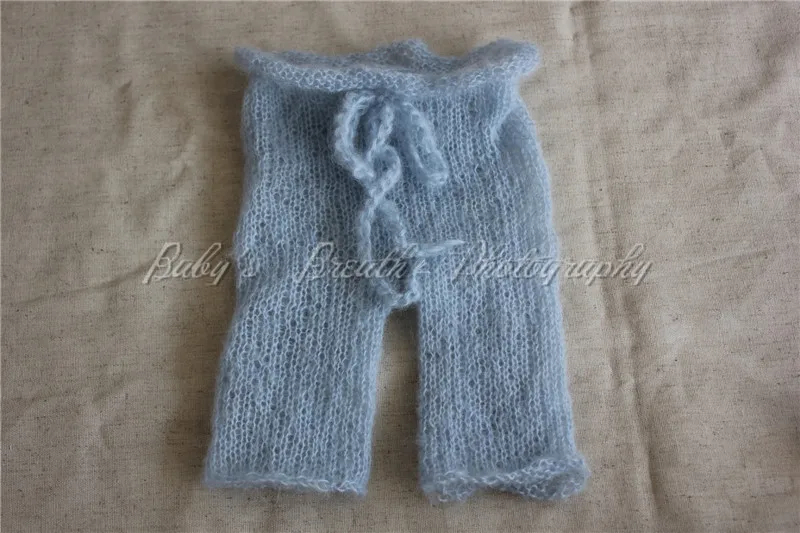 

Newborn Knit Mohair Pants Lace Mohair Pants Baby Photo Props