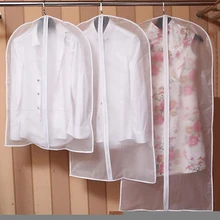 Платье костюм чехлы для одежды Защитная верхняя одежда пылезащитный пластиковый мешок для хранения