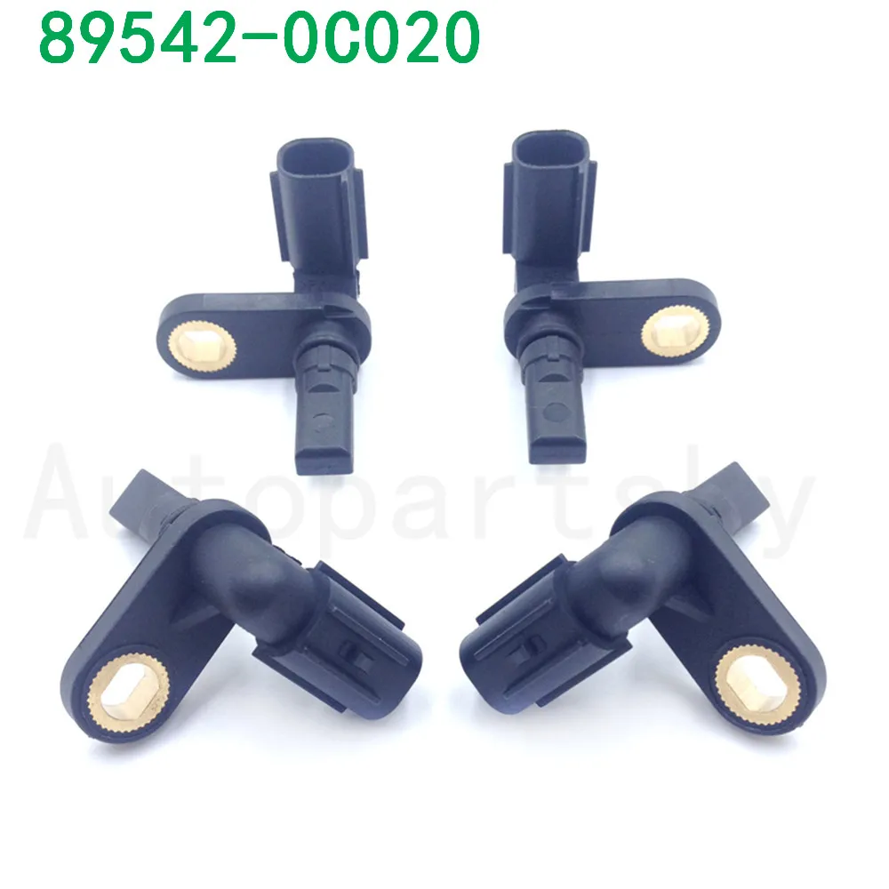 

89542-0C020 4x ABS Wheel Speed Sensor For Toyota Tundra 4.0L 4.6 4.7 5.7L 2007-2017 Part # ALS1791 5S8686 SU10148 89543-0C020