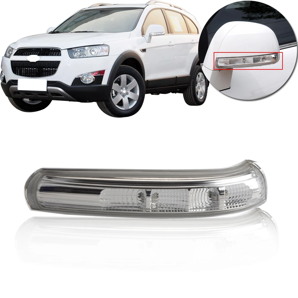 

CAPQX For Chevrolet Captiva 2007 - 2016 Outside Rearview rear view mirror LED turn signal lamp light (just for Left hand drive )