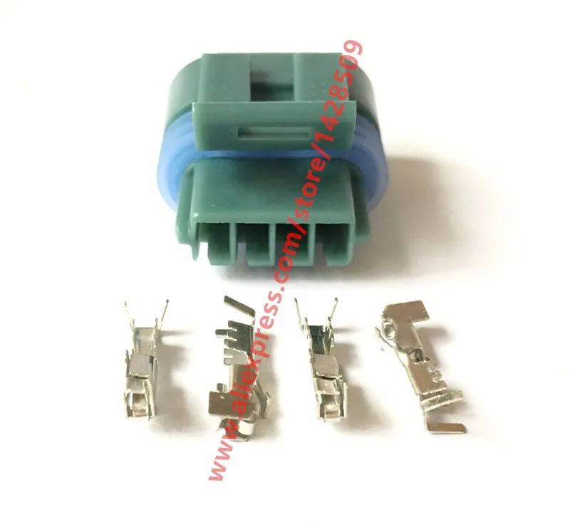 20 Sets 4 Pin Delphi Female Waterproof Automotive Wire Harness Connector 12162833 12162834 Mass Air Flow