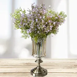 Искусственный цветок 5 вилка babysbreath моделирование пластик Гипсофилы дома фотографии DIY Свадебные букеты Рождество украшения