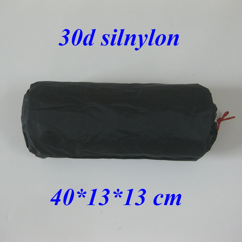 30d silnylon Высокое качество Прочный 40*13*13 см цвет черный Палатка аксессуары вещи