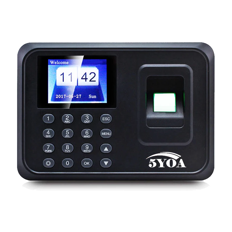  A01 sistema biométrico de asistencia USB lector de huellas dactilares reloj de tiempo máquina de Co