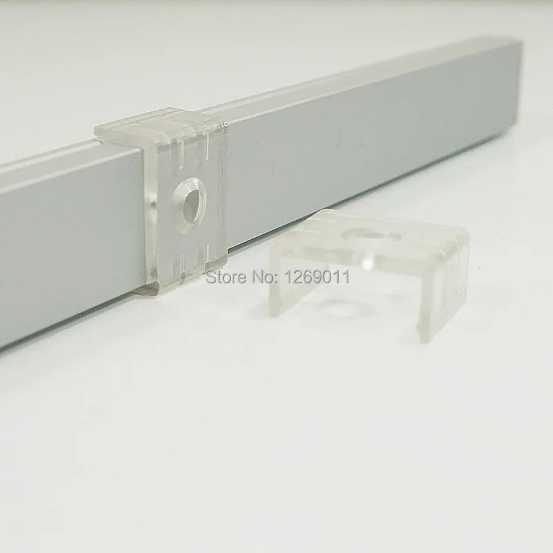 5 шт. 50 см алюминиевый светодиодный профиль с линзой 60 градусов для утопленного/поверхностного монтажа, совместимый с шириной полосы в пределах 12 мм