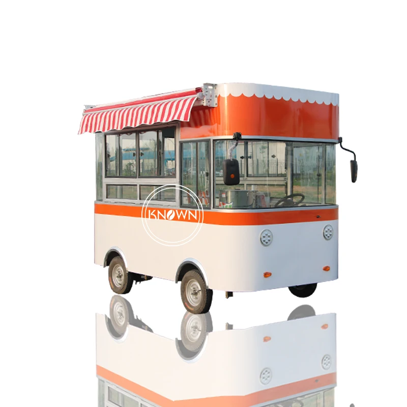 

Can be customized 3.5m long kiosk coffee fast food car mobile food truck for sale in dubai