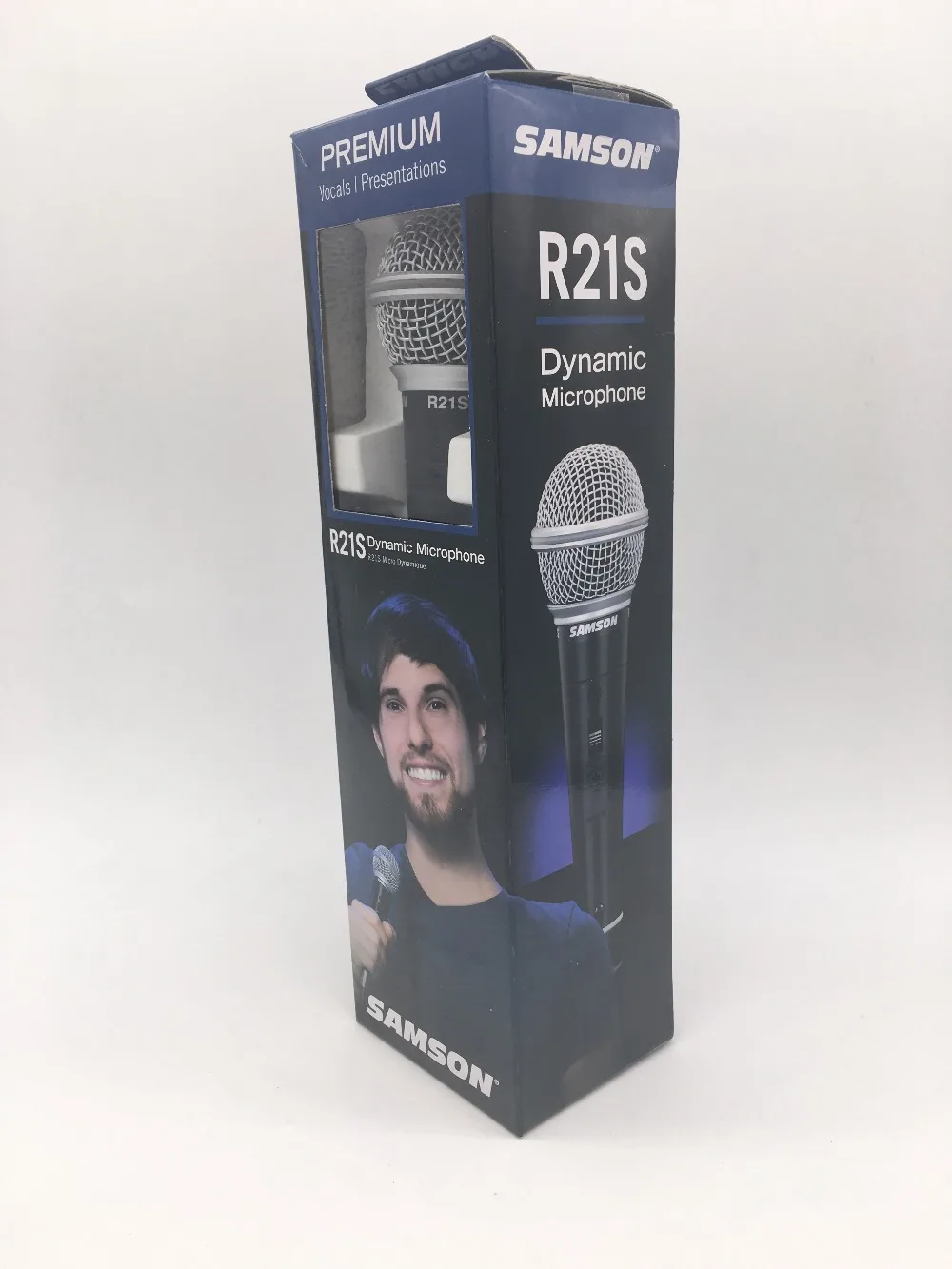 Samson R21S Профессиональный Динамик ручной микрофон для караоке и записи в режиме реального времени, с кабелем и микрофоном