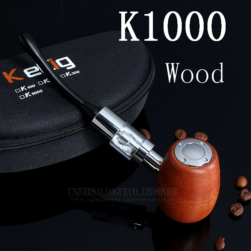 ==> [Free Shipping] Buy Best Electronic Cigarette E pipe Wood Style Vaporizer Mod Electronic Hookah Kamry K1000 Kit Wooden Pipe with18350 Battery X8050 Online with LOWEST Price