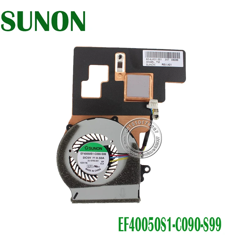 

New and original heatsink with fan for Acer V5 V5-122P laptop cooler heatsink radiator 60.4LK01.001 EF40050S1-C090-S99