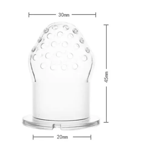Большой размер ниппель типа детское устройство для укуса Детское Питание мешок для укуса фрукты жевательный аппарат подходит более 5 месяцев ребенок G0021