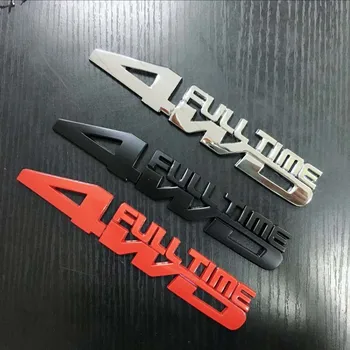 

Metal 3D Car Styling 4WD Full Time Chrome Emblem Badge Truck Auto Gule Sticker Decal Accessories for Jeep Toyota Ford VW Subaru