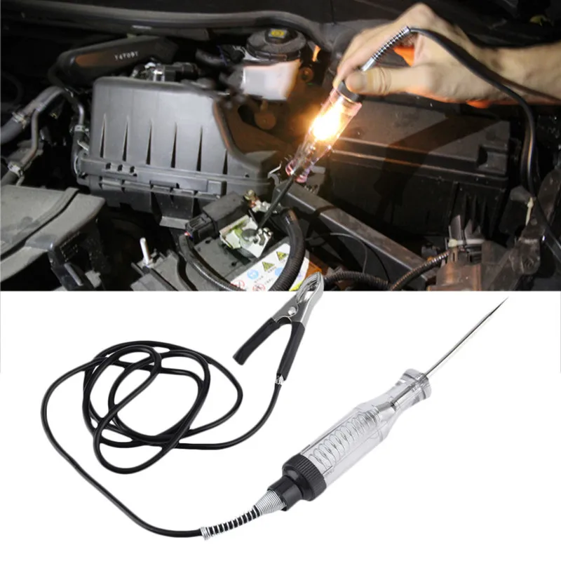 

Auto Car Voltage Tester Electrical Test Pen Pencil Car Motorcycle Circuit Detection Repair Tools Voltage Meter 6V-24V