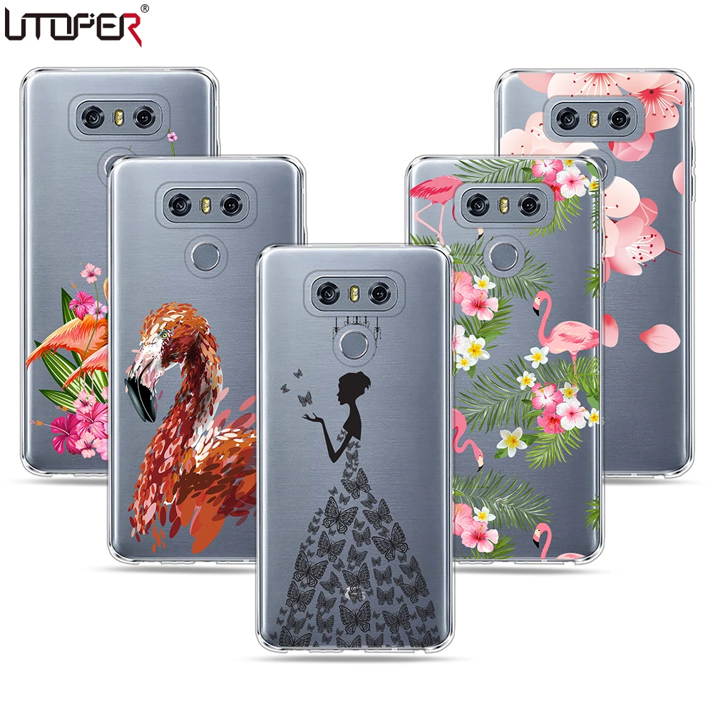 Fashion Shell For LG G6 Case Silicon Pattern For LG G6 Cover Robber