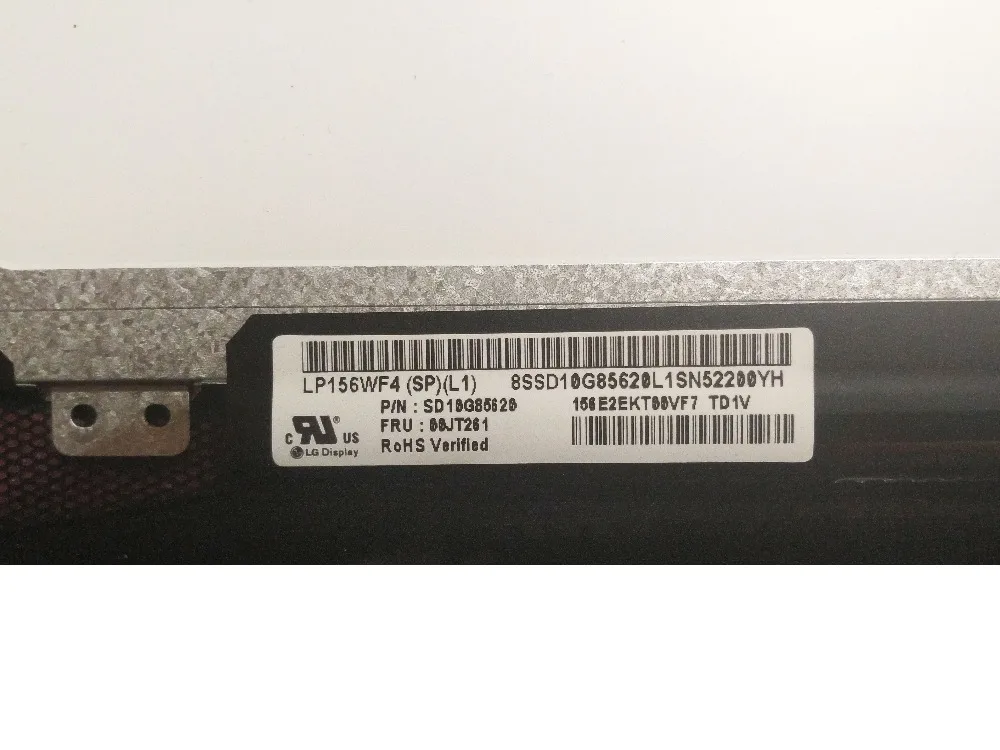 Матрица для ноутбука Lenovo 15 6 дюйма ЖК-экран IPS 1080P матовый 30 контактов LP156WF4 (SP)(L1)