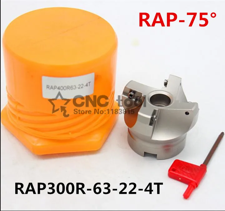 

RAP300R 63-22-4T 75 Degree High Positive Face Mill Cutting Diameter For APMT1135 inserts