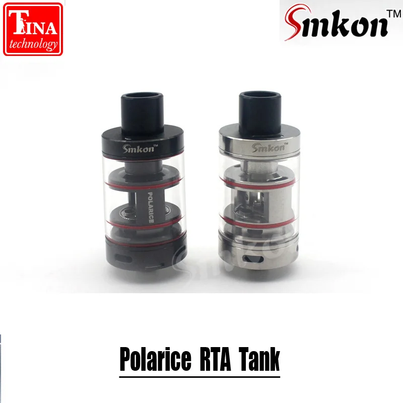 Оригинальный smkon polarice RTA майка с 25 мм и 2 мл емкость diy распылитель для H-priv TC 220 вт поле mod электронной сигареты